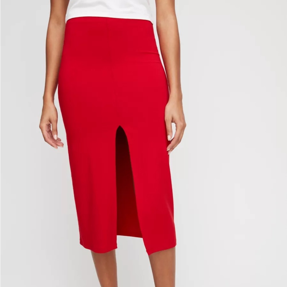 Wilfred Free Red Pencil Skirt